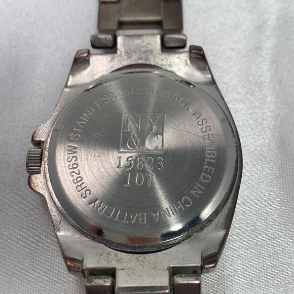 NY&C Stainless Steel Ladies Watch With Quartz Movement - Picture 7 of 10